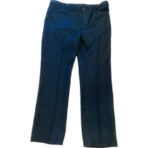 Vintage Levis Dress Pants Mens W42 L34 Black Pockets Dacron Slacks Straight USA